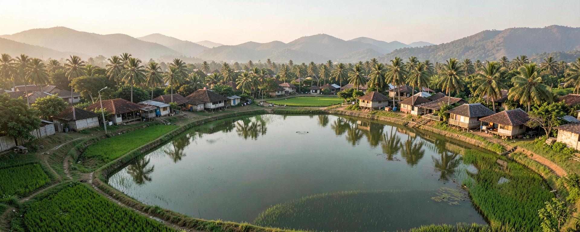 Community lake restoration works in Chengalpattu district